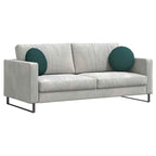Cuscini per Seduta 2 pcs Verde Scuro Ø40 x 13 cm Tessuto