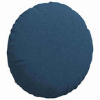 Cuscini per Seduta 2 pcs Blu Ø40 x 13 cm Tessuto