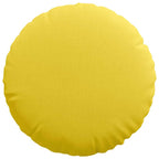Cuscini per Seduta 2 pcs Giallo Chiaro Ø40 x 13 cm Tessuto