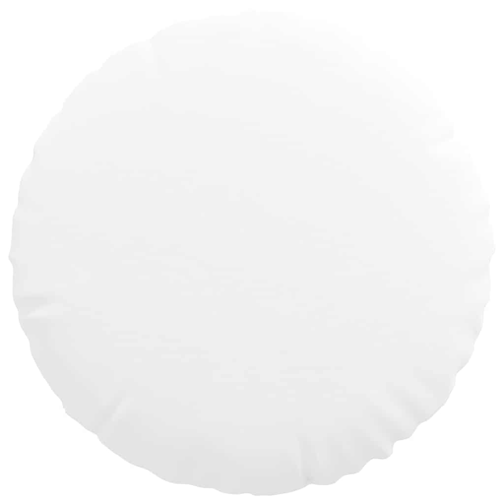 Cuscini per Seduta 2 pcs Bianco Ø40 x 13 cm Tessuto