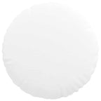 Cuscini per Seduta 2 pcs Bianco Ø40 x 13 cm Tessuto