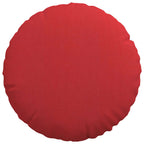 Cuscini per Seduta 2 pcs Rosso Ø40 x 13 cm Tessuto