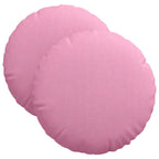 Cuscini per Seduta 2 pcs Rosa Ø40 x 13 cm Tessuto