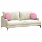 Cuscini per Seduta 2 pcs Rosa Ø40 x 13 cm Tessuto