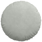 Cuscini per Seduta 2 pcs Grigio chiaro Ø 40 x 13 cm Velluto
