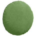 Cuscini per Seduta 2 pcs Verde chiaro Ø 40 x 13 cm Velluto