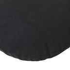 Cuscini per Seduta 2 pcs Nero Ø 40 x 13 cm Velluto