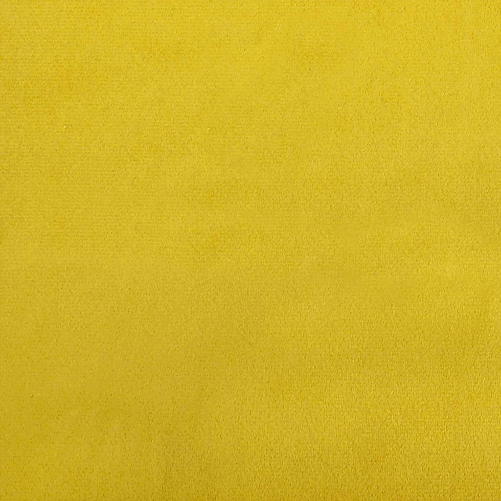 Cuscini per Seduta 2 pcs Giallo Ø 40 x 13 cm Velluto