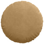 Cuscini per Seduta 2 pcs Marrone Ø 40 x 13 cm Velluto