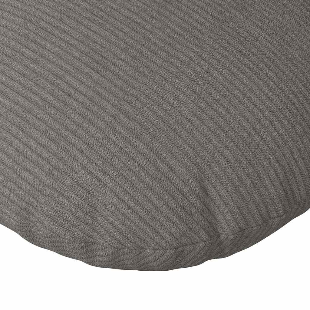 Cuscini per Seduta 2 pcs Grigio chiaro Ø 40 cm Tessuto in Cords
