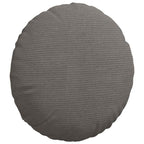 Cuscini per Seduta 2 pcs Grigio chiaro Ø 40 cm Tessuto in Cords