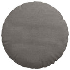 Cuscini per Seduta 2 pcs Grigio chiaro Ø 40 cm Tessuto in Cords