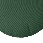 Cuscini per Seduta 2 pcs Verde Scuro Ø 40 cm Tessuto in Cords