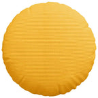 Cuscini per Seduta 2 pcs Giallo Chiaro Ø 40 cm Tessuto in Cords