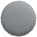 Cuscini per Seduta 2 pcs Grigio chiaro Ø50 x 19 cm Tessuto