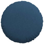 Cuscini per Seduta 2 pcs Blu Ø50 x 19 cm Tessuto