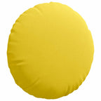 Cuscini per Seduta 2 pcs Giallo Chiaro Ø50 x 19 cm Tessuto