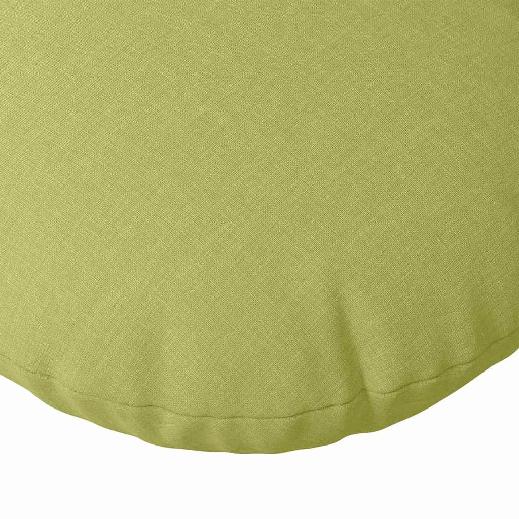Cuscini per Seduta 2 pcs Verde chiaro Ø50 x 19 cm Tessuto