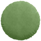 Cuscini per Seduta 2 pcs Verde chiaro Ø50 x 19 cm Velluto