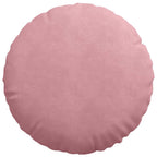 Cuscini per Seduta 2 pcs Rosa Ø50 x 19 cm Velluto
