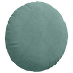 Cuscini per Seduta 2 pcs Verde Mare Ø50 x 19 cm Velluto