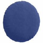 Cuscini per Seduta 2 pcs Blu Polizia Ø50 x 19 cm Velluto