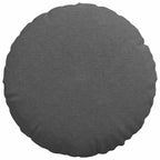 Cuscini per Seduta 2 pcs Grigio scuro Ø50 x 19 cm