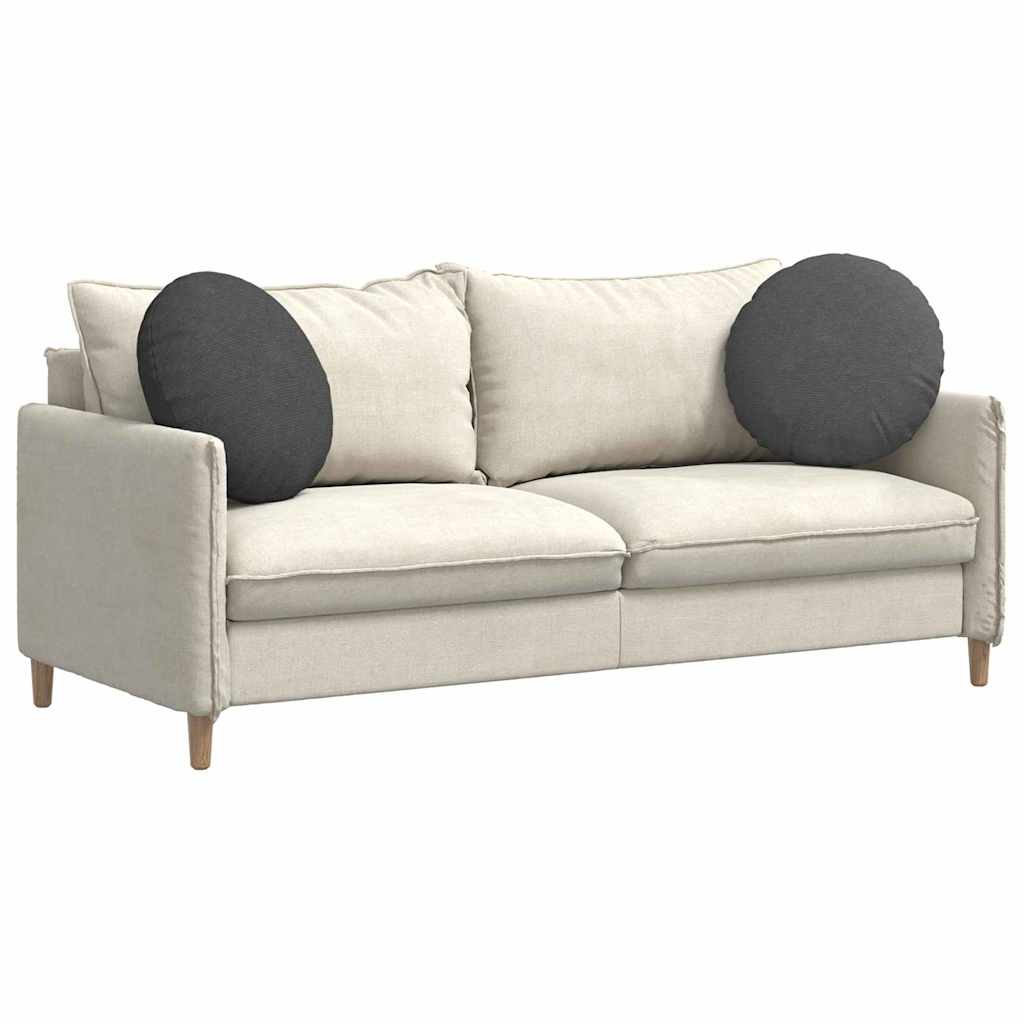 Cuscini per Seduta 2 pcs Grigio scuro Ø50 x 19 cm