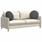 Cuscini per Seduta 2 pcs Grigio scuro Ø50 x 19 cm