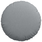 Cuscini per Seduta 2 pcs Grigio chiaro Ø60 x 21 cm Tessuto