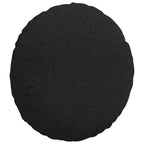 Cuscini per Seduta 2 pcs Nero Ø60 x 21 cm Tessuto