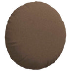Cuscini per Seduta 2 pcs Marrone Ø60 x 21 cm Tessuto