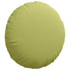 Cuscini per Seduta 2 pcs Verde chiaro Ø60 x 21 cm Tessuto