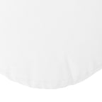 Cuscini per Seduta 2 pcs Bianco Ø60 x 21 cm Tessuto