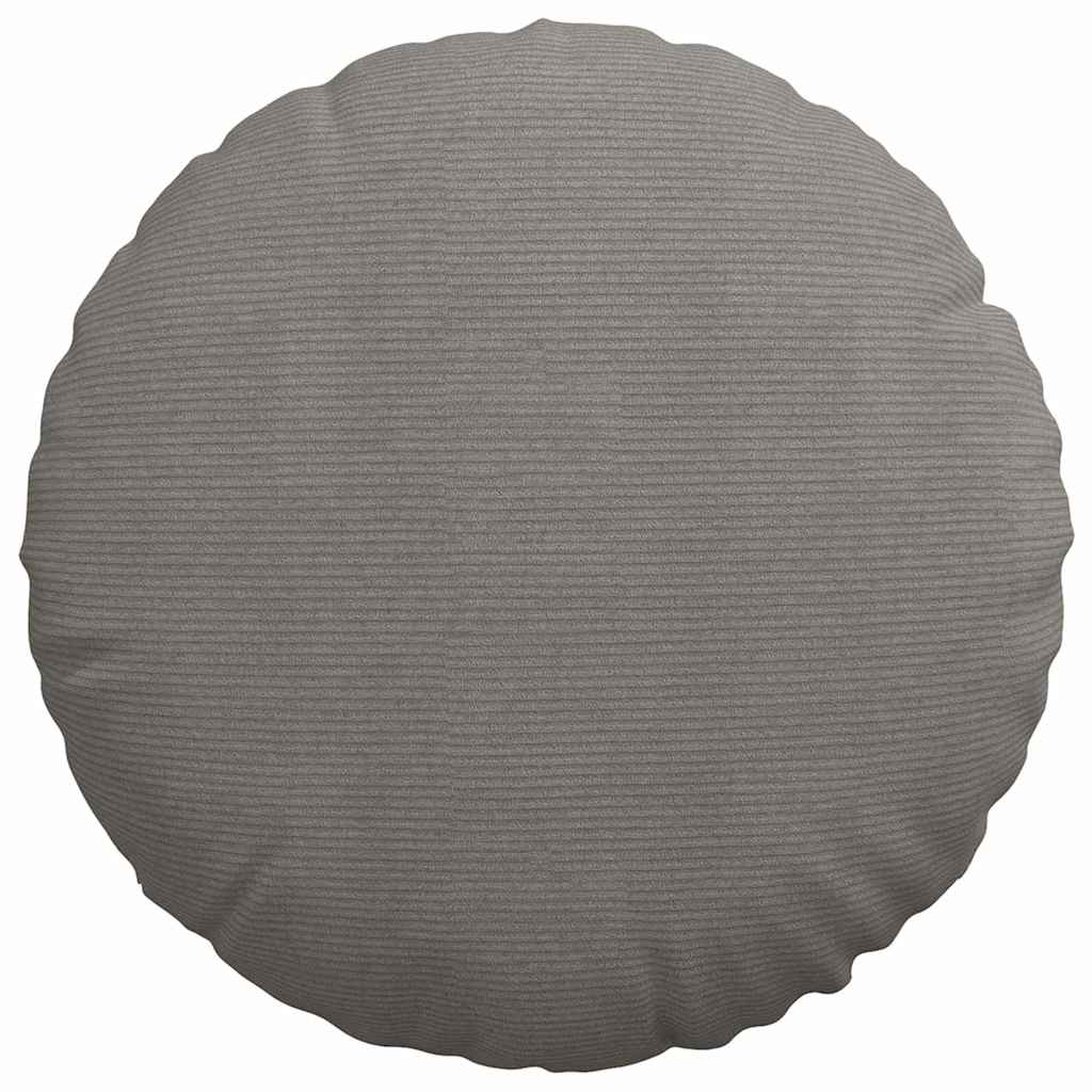 Cuscini per Seduta 2 pcs Grigio chiaro Ø60 x 21 cm