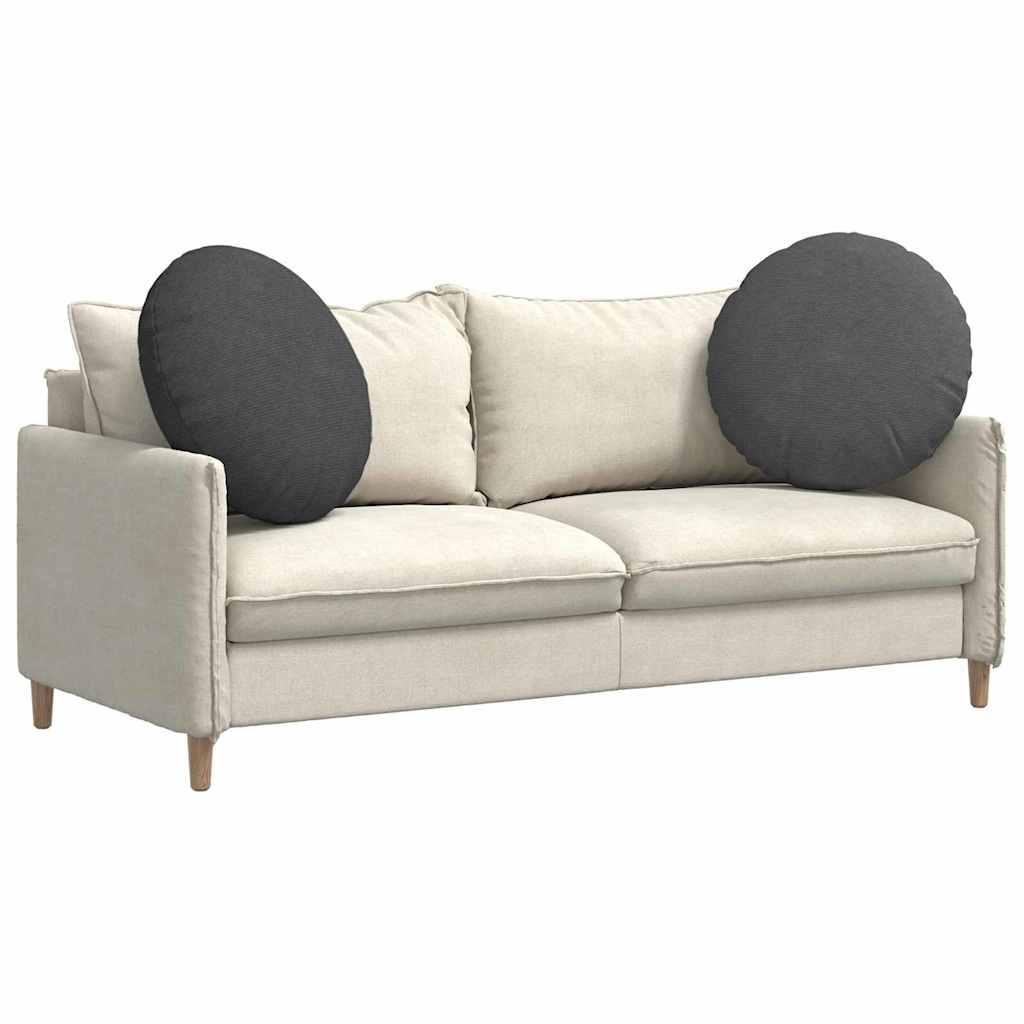 Cuscini per Seduta 2 pcs Grigio scuro Ø60 x 21 cm