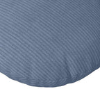 Cuscini per Seduta 2 pcs Blu Ø60 x 21 cm Tessuto in Cords