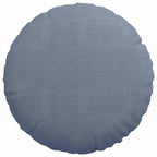 Cuscini per Seduta 2 pcs Blu Ø60 x 21 cm Tessuto in Cords
