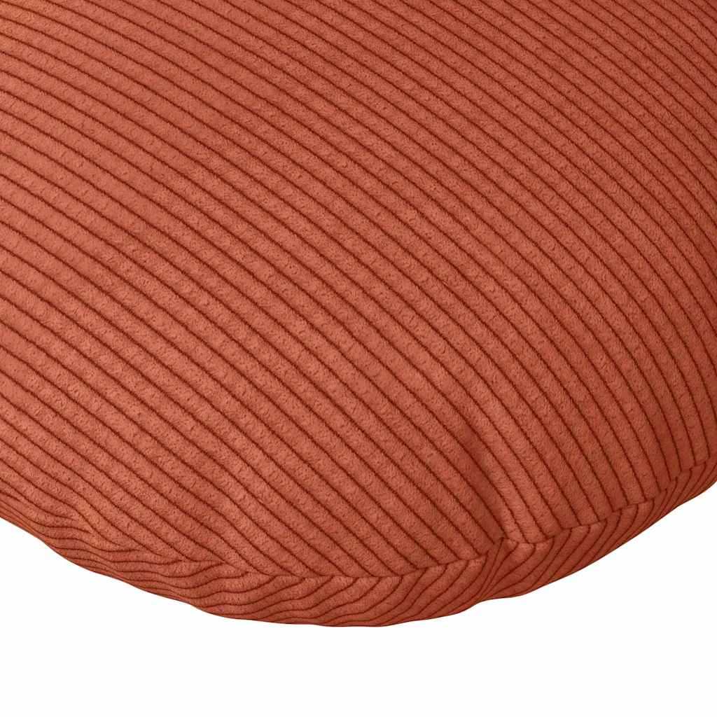 Cuscini per Seduta 2 pcs Rosso Arancio Ø60 x 21 cm