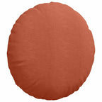 Cuscini per Seduta 2 pcs Rosso Arancio Ø60 x 21 cm