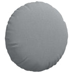 Cuscini per Seduta 2 pcs Grigio chiaro Ø80 x 29 cm Tessuto