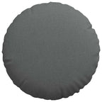 Cuscini per Seduta 2 pcs Grigio scuro Ø80 x 29 cm Tessuto