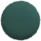 Cuscini per Seduta 2 pcs Verde Scuro Ø80 x 29 cm Tessuto