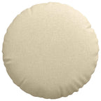Cuscini per Seduta 2 pcs Crema Ø80 x 29 cm Tessuto