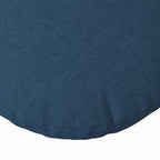 Cuscini per Seduta 2 pcs Blu Ø80 x 29 cm Tessuto