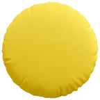 Cuscini per Seduta 2 pcs Giallo Chiaro Ø80 x 29 cm Tessuto