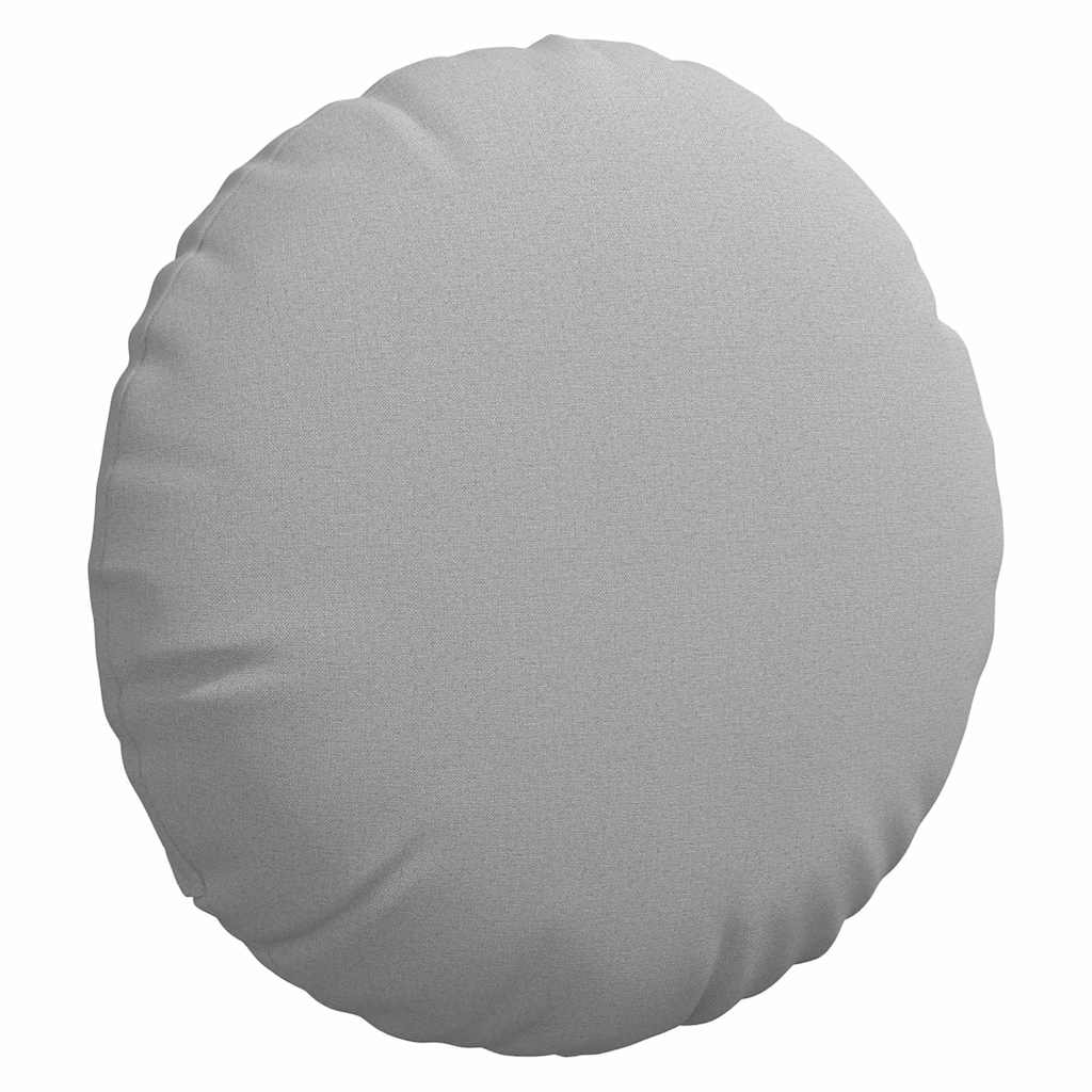 Cuscini per Seduta 2 pcs Grigio Nuvola Ø80 x 29 cm Tessuto