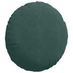Cuscini per Seduta 2 pcs Verde Scuro Ø 80 x 29 cm Velluto