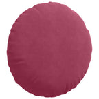Cuscini per Seduta 2 pcs Rosso Vino Ø 80 x 29 cm Velluto