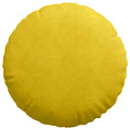 Cuscini per Seduta 2 pcs Giallo Ø 80 x 29 cm Velluto